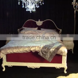New Antique Hand Carved Wood Bedroom Classic Furniture BD8054 thumbnail-1