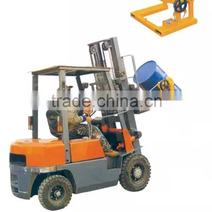 680kg 55Gallon/210Liter Forklift Attachment Oil Drum Carrier thumbnail-1