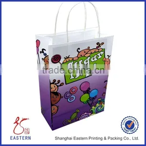 2016 Super New Design Custom Kraft Shopping Paper Bag Most Popular thumbnail-1