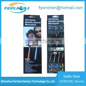 Selfie Stick D09 Bluetooth Monopod With Mirror Handheld Selfie Stick thumbnail-6