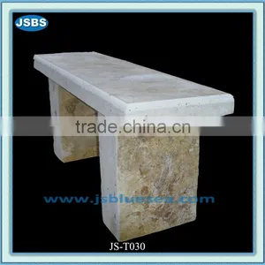 Outdoor Patio Travertine Bench JS-T030C thumbnail-1
