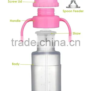 Silicone Milk Feeding Bottles Baby Bottles Infant Feeder Bottle thumbnail-2