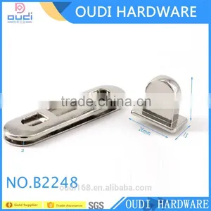 New Product Plating Oval Turn Twist Bag Lock Enameled Metal Twist Lock thumbnail-4