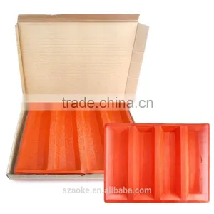 5 Trays Silicone Loaf Pan Subway Bread Baking Mold thumbnail-5