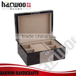 Luxury Piano Lacquer Wooden Tie Box thumbnail-1