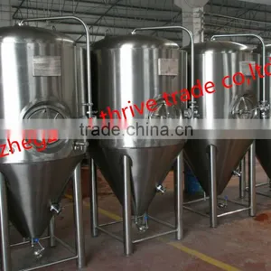 Stainless Steel Conical Dimple Jacket Fermentation Tanks thumbnail-3