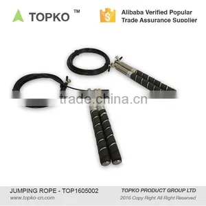 TOPKO Crossfit Speed Adjustable Jump Rope Anti-slip Jump Rope With 17cm Handle thumbnail-1
