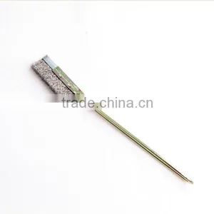 Straight Hand Scratch Brushes With Handle, Length 220 mm or 8 3/5" thumbnail-1