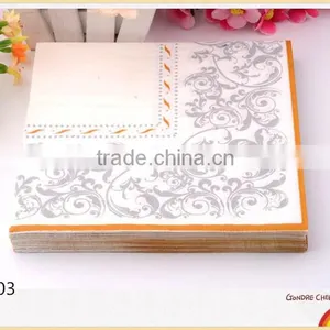 White Dinner Paper Napkin/Promotional Logo Printed Napkin Paper Quality Choice thumbnail-1