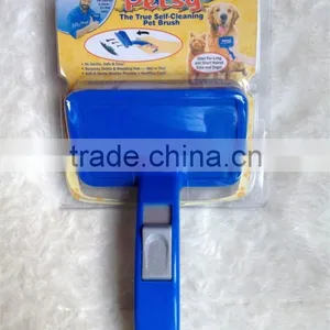 Auto-cleaning Pet Hair Brush Dog Grooming Products thumbnail-6