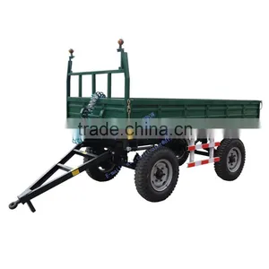 Three Tons 2 Axle Farm 4-Wheel Tractor Trailer thumbnail-1