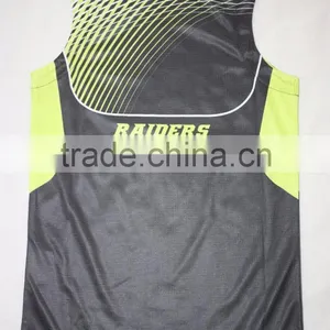Gym Singlet - 100% Polyester Dye-Sublimated Tank Tops With Multi Colors thumbnail-2