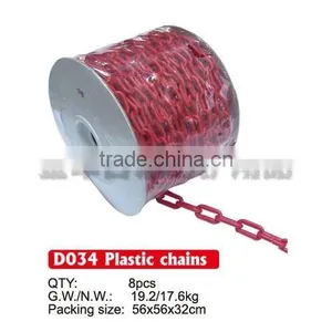 6MM /7MM /8MM Red NEW PE Plastic Chain for Road thumbnail-1