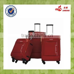 19"23"26"29" Inch 4 Pcs Red Fabric Four Wheels Traveling Airport Brand Luggage thumbnail-1