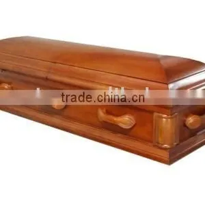 Veneer Wooden Casket and Coffin thumbnail-1
