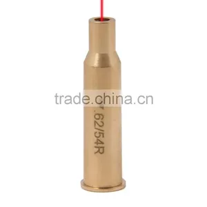 Funpowerland 7.62x54R Caliber Cartridge Style Red Laser Bore Sight Brass thumbnail-1