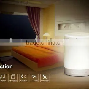 Unique Home Decoration Led Lamp Speaker Bluetooth With 3 Level Brightness Touch Control Design and Retail Box Package thumbnail-1