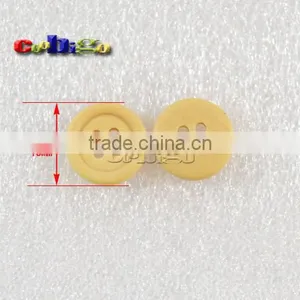 15mm(24L)Dia Imitation Wood Resin Buttons 4 Holes Sewing Craft DIY Accessories For Hap Bag Shoe Garment #FLN003-15A thumbnail-1