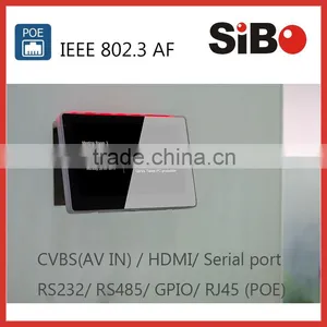 Wall Flush Mount 7 Inch Automation POE Touch Panel With RS232 RS485 Serial Port thumbnail-5