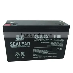 2016 Maintenance Free 6v 10Ah UPS Sealed VRLA Battery thumbnail-3