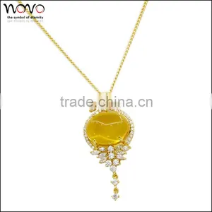 Wholesale Stock Plating Gold Brass Good Quality Necklace Design thumbnail-1