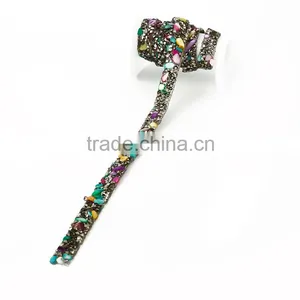New Shoe Materials Hot Fix Metal Trims With Glue Back thumbnail-2