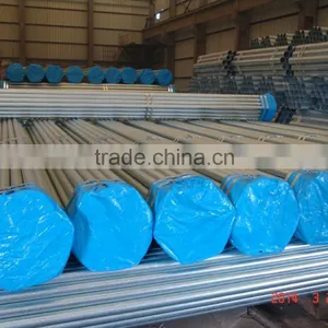 BS1387/ASTM A53/EN39 Hot Dipped Galvanized Scaffolding Steel Pipe thumbnail-5