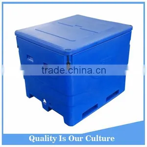 600L PE Fish Tub, Insulated Fish Container for Frozen Products ( Lid + Body Are Detachable ) Quality Choice thumbnail-1