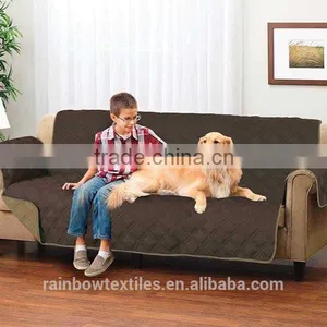 75gsm 100% Polyester Microfiber Love Seat Soft Cover thumbnail-1