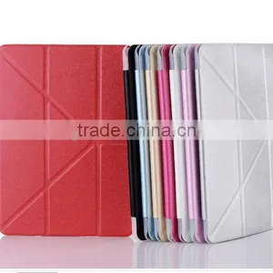Pu Leather Three Folder Transformers Case for Tablet For Ipad Air Case D0107 thumbnail-1