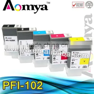Aomya PFI 102,104 Ink Cartridge Wide Format Cartridge For Canon IPF 510/iPF610/iPF710/iPF605/iPF720/iPF500/iPF700 Made in China thumbnail-1