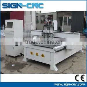 China Manufacture SIGN 1325 Pneumatic Wood Cnc Router With Auto Tool Changer thumbnail-4