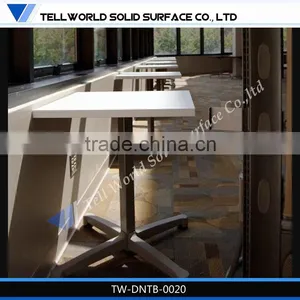 Artificial Marble Restaurant Desk, Restaurant Tables and Chairs thumbnail-1