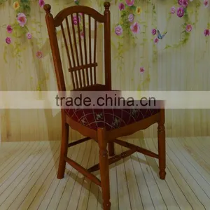 Hot Sale Antiquet Wooden Dining Chair for Hotel thumbnail-1