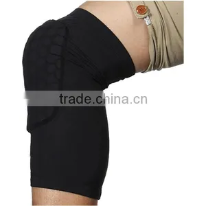 Hexagon Padding Combat Knee Pad Calf Support Guard Protector thumbnail-1