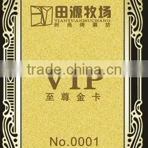 2015 Hot Selling High Quality Cheap Logo DIY Stainless Steal Businesss Card /Golden /silvery Color Vip Card for Membership thumbnail-2