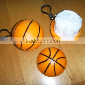 PE Rain Poncho With Ball, Basketball Poncho, Promotional Poncho thumbnail-1