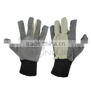10oz PVC Dot Canvas Garden Gloves thumbnail-1