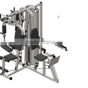 Durable Steel Gym Equipment Body Building Home Gym For Indoor Gym Exercise H0181 thumbnail-2