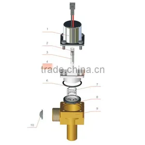 Sensor Sanitary Water Solenoid Valve 24V Flow Control Valves Spare Parts thumbnail-2
