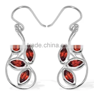 Fashion 2015 925 Sterling Silver Jewelry, Gemstone Wholesale Earrings thumbnail-1