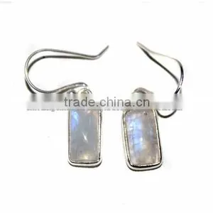 Sterling Silver Gemstone Earrings thumbnail-1