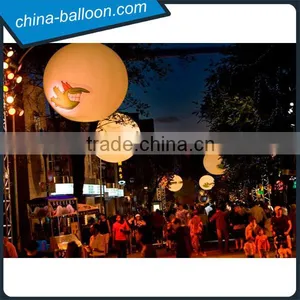 Inflatable Hanging Stage Decorating Led Light Hanging Balloon for Sale YK-112 thumbnail-1