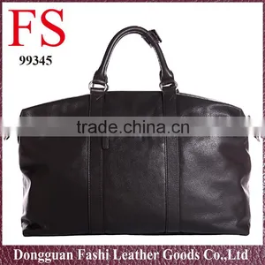 Vintage Travel Bags Men Luggage Travelling World Genuine Leather Bag thumbnail-3