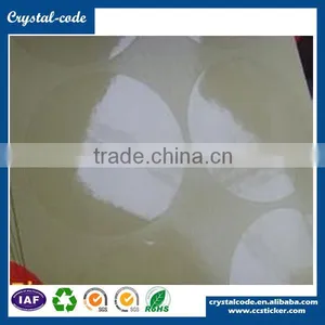 Adhesive Paper Roll Clear Transparent Round Label thumbnail-2