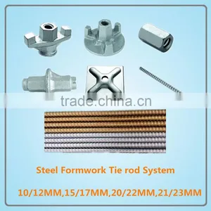 Adjustable Formwork Steel Tie Rod Cold Rolled thumbnail-1