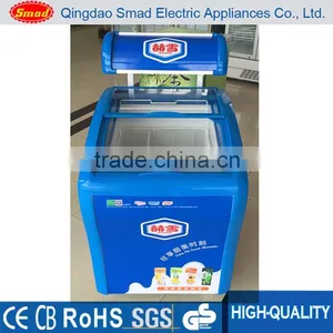 158l Glass Door Ice Cream Display Chest Freezer Showcase thumbnail-2