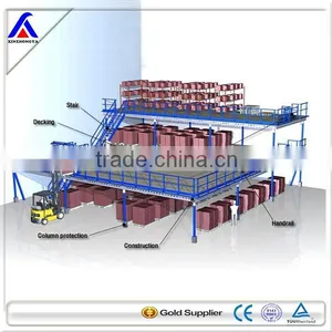 Golden Supplier Jiangsu Warehouse Steel Structure Platforms Racking thumbnail-1