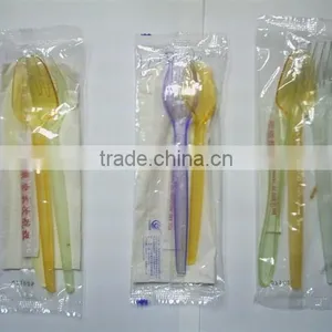 Full Automatic Disposable Plastic Cutlery Fork, Spoon Packing Machine thumbnail-3