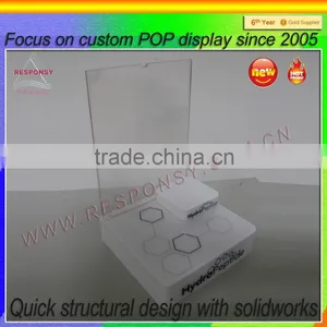 Makeup Oil Display With Drop Flayer Acrylic Cosmetic Holder Stand Case thumbnail-2